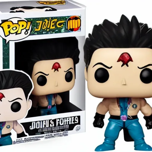 Image similar to jojos bizarre adventure, funko pop