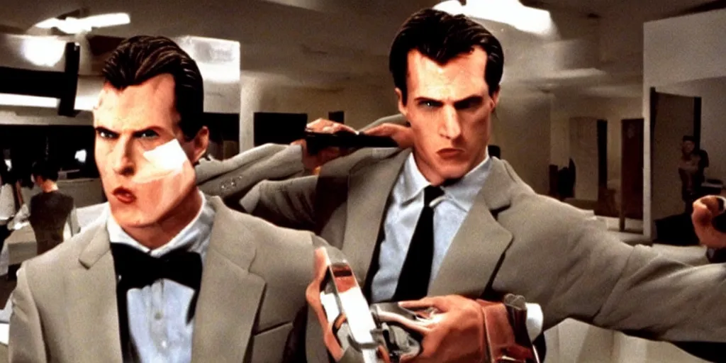 Image similar to american psycho on nintendo 6 4