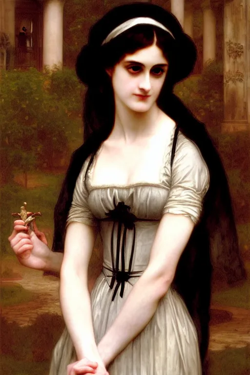 Image similar to gothic jane austen, painting by rossetti bouguereau, detailed art, artstation