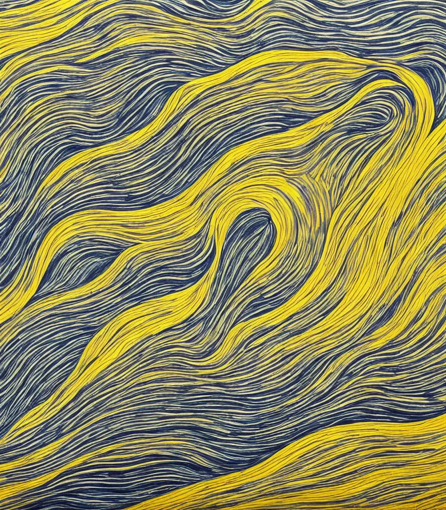 An ultra high resolution beautiful abstract swirly mix of deep burnt orange,  pale yellow sand colour and streaks of striking dark black, hyper detailed,  beautiful fine art on Craiyon