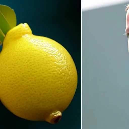 Prompt: a lemon that looks like Mark Zuckerberg