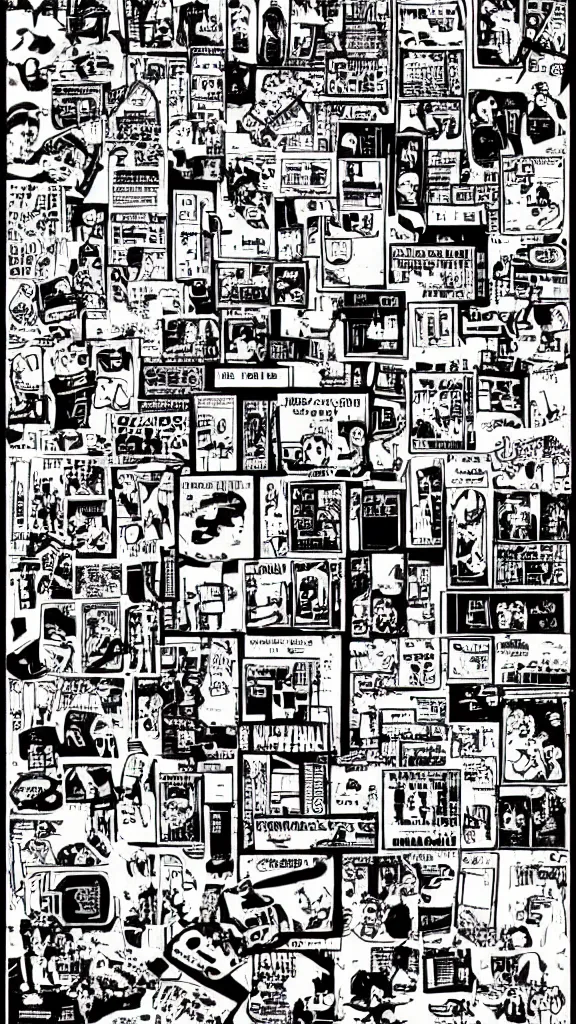 Image similar to 9 0 s clipart collage of y 2 k things, macpaint