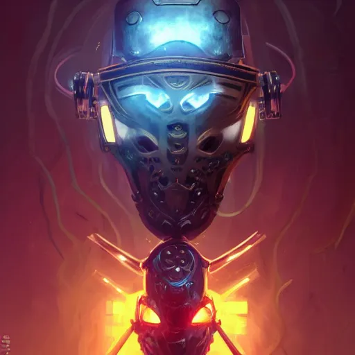 Image similar to cyberpunk viking helmet mask warrior goddess robot ninja fantasy, art gta 5 cover, official fanart behance hd artstation by jesper ejsing, by rhads, makoto shinkai and lois van baarle, ilya kuvshinov, ossdraws