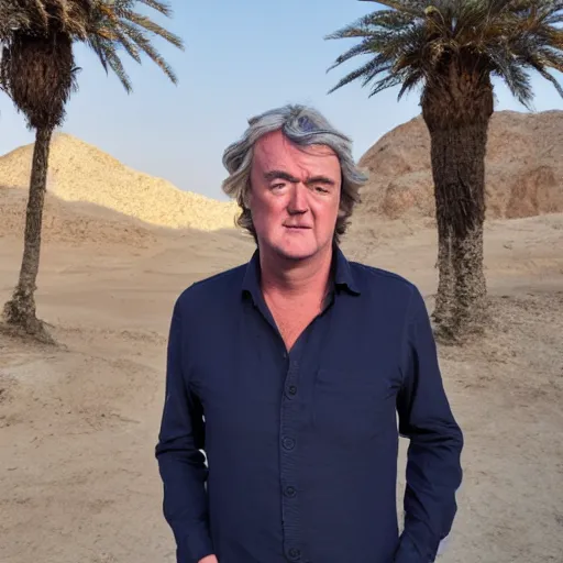 Image similar to james may on a trip to mecca, 4 k image