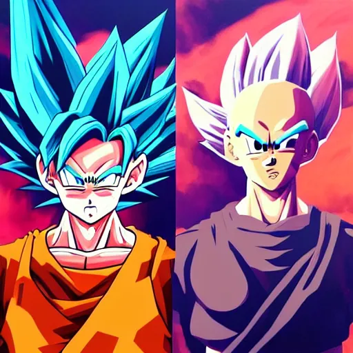 Image similar to face icon stylized minimalist dragon ball z, loftis, cory behance hd by jesper ejsing, by rhads, makoto shinkai and lois van baarle, ilya kuvshinov, rossdraws global illumination