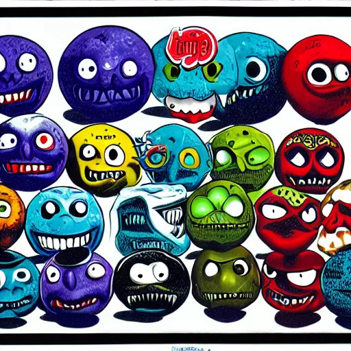 Prompt: Madballs