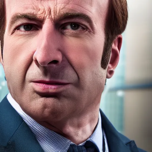 Image similar to super high quality saul goodman, realistic photorealistic high-resolution saul Goodman, very saul goodman, high def, saul, saul Goodman, better call saul, better call saul Goodman, 8k, 4k, professional, depth of field, sigma art 85mm f1.4, large sensor dslr, professional photo, saul goodman, very very saul goodman