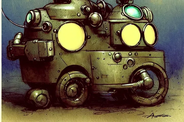 Image similar to adventurer ( ( ( ( ( 1 9 5 0 s retro future robot android robot mouse wagon. muted colors. ) ) ) ) ) by jean baptiste monge!!!!!!!!!!!!!!!!!!!!!!!!! chrome red