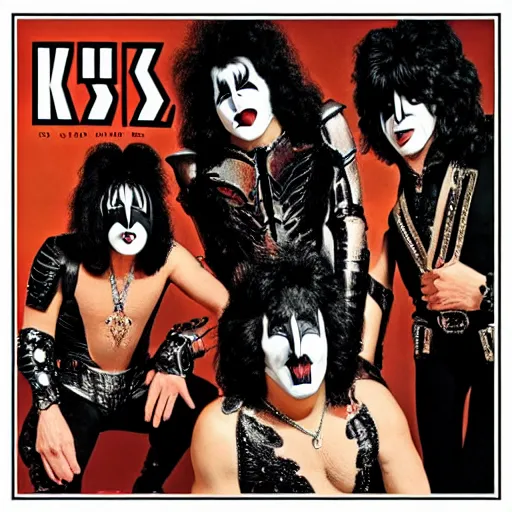 Image similar to kiss album cover
