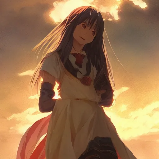 anime clannad by greg rutkowski, Stable Diffusion