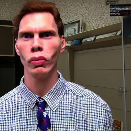 Prompt: Jerma985 acting sus