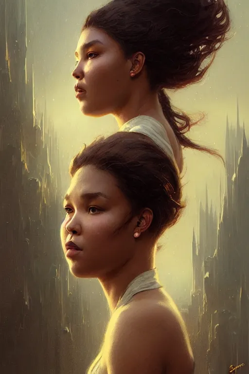 Prompt: lizzo profile picture by Greg Rutkowski, matte painting, intricate, fantasy concept art, elegant, by Stanley Artgerm Lau, WLOP, golden ratio, thomas kindkade, alphonse mucha, loish, norman Rockwell,
