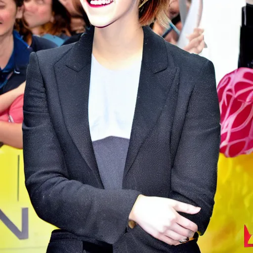 Prompt: Emma Watson smiling