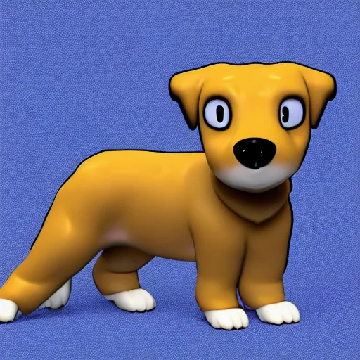 Image similar to a stupid dog in a stupid world, stupid render, not trending at all, worthless, 2 7 0 p