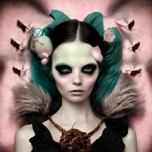 Prompt: fragile scene by Natalie Shau, masterpiece