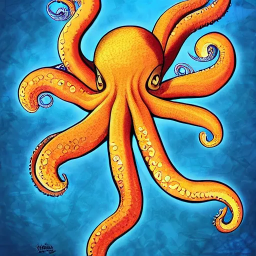 Image similar to Tentacles, Octopus, Cthulhu, digital art