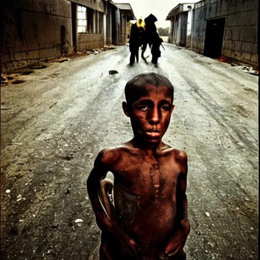 Image similar to war is over, photo by steve mccurry