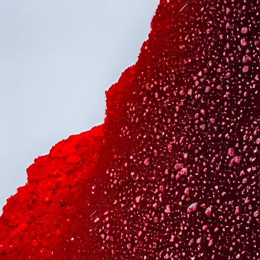 Image similar to giant red crystals