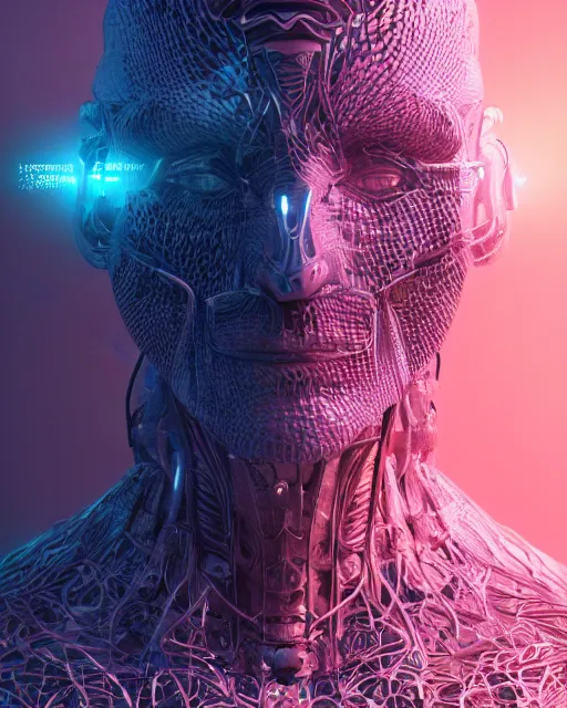 Image similar to the most amazing dream you ever had about mans transhumanism head artificial intelligence singularity, moebius, hyper realistic, concept art, intricate, hyper detailed, smooth, jim lee, high contrast, neon, volumetric lighting, octane, raytrace