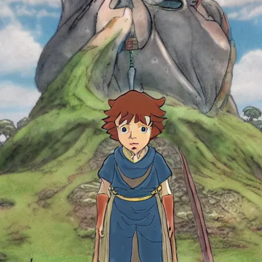 Image similar to realistic photo of a young king from ni no kuni in the style of peter jackson