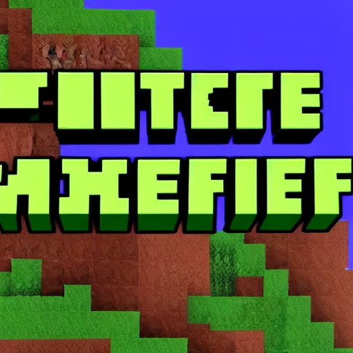 Image similar to the logotype of Minecraft sequel