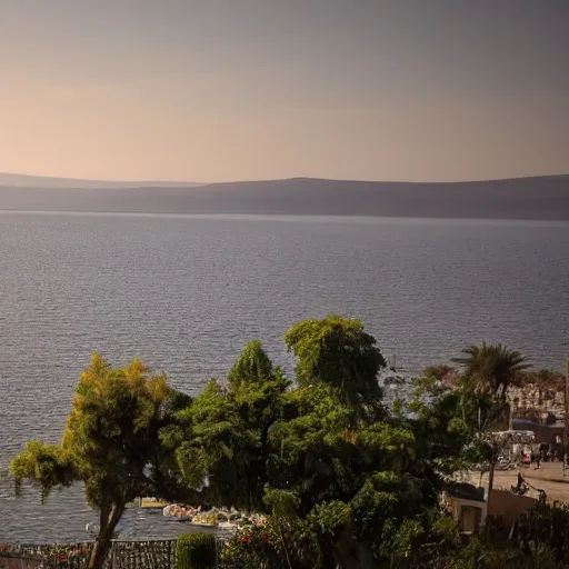 Prompt: sea of galilee