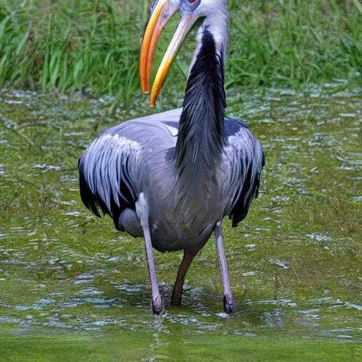 Prompt: Shoebill_Stork