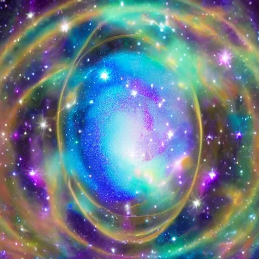 Image similar to Galaxy in an orifice, cosmic, spiritcore, celestialpunk