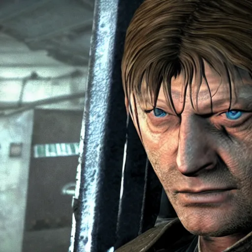 Image similar to Sean Bean in Resident Evil 3 Remake, Capcom Engine