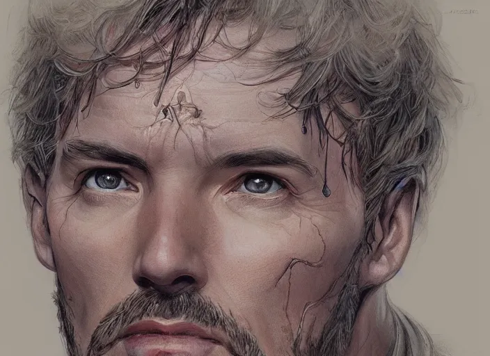 Image similar to a highly detailed anatomical portrait of stephen strange, james gurney, james jean