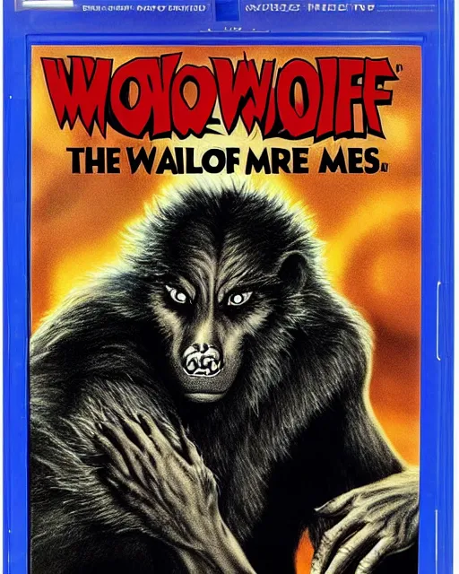 Prompt: 'the werewolf that kissed me' blu-ray DVD case still sealed in box, ebay listing