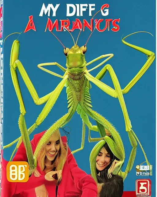 Prompt: my wife is a giant praying mantis!? blu-ray DVD case still sealed in box, ebay listing