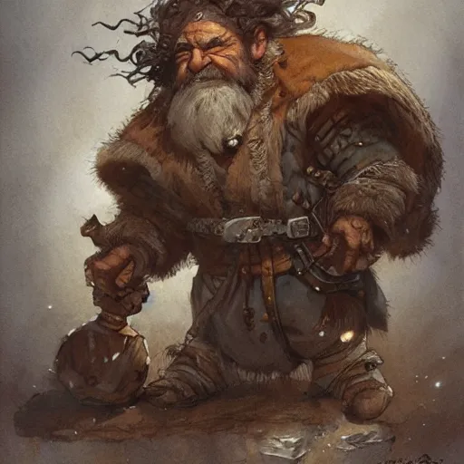 Image similar to dnd dwarf, by Jean-Baptiste Monge