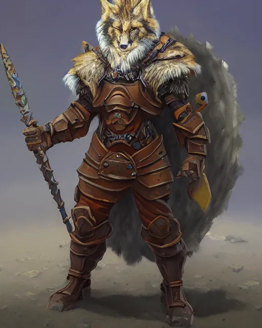 Image similar to a oil painting full body character portrait of a humanoid furry paladin / cleric in the style of moebius in the style of leonard boyarsky trending on artstation deviantart pinterest furaffinity detailed photorealistic highlights and shadow hd 8 k post - processing high resolution