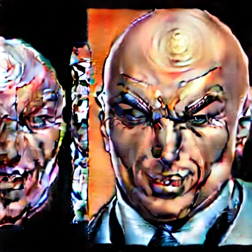 Prompt: Dr. Evil, comic portrait by J Scott Campbell, intricate details