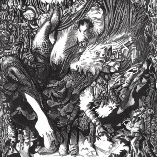 Image similar to berserk by kentaro miura