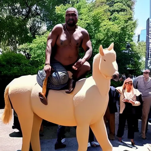 Image similar to centaur as kanye with horsebody, kanye horse, kanye centaur, centaur