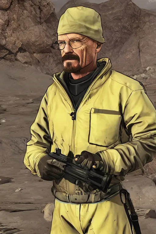 Prompt: walter white in apex legends