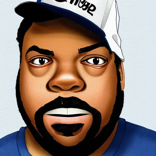 Prompt: ice cube as a muppet,