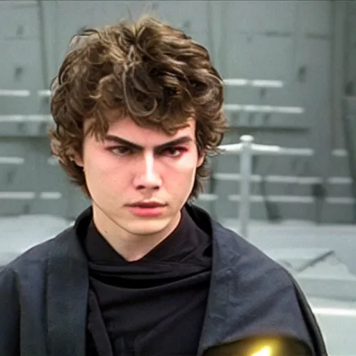 Image similar to angry, pissed off, elliot rodger as anakin skywalker in star wars episode 3, 8k resolution, full HD, cinematic lighting, award winning, anatomically correct