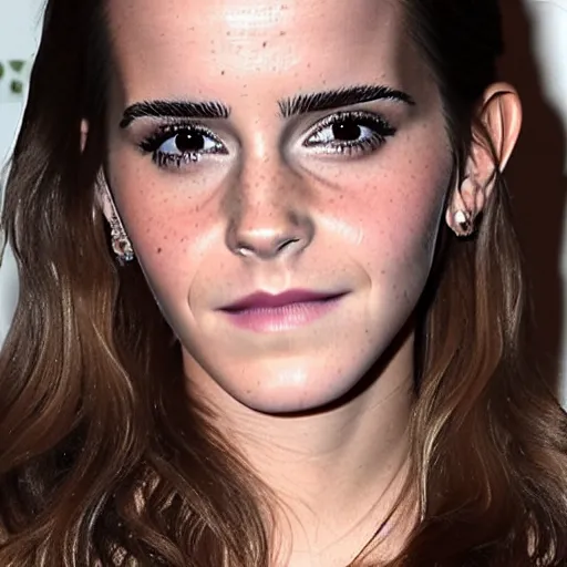 Image similar to Emma Watson and Kim Kardashian combined into a single person