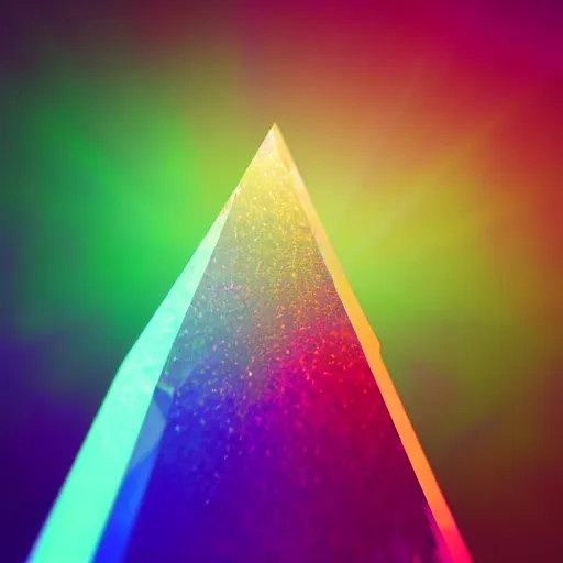 Image similar to sharply cut brilliant gemstone refracting in full splendour, topaz, lens flares, refraction, texture, macro shot, zoom, trilliant, instagram, raytracing, high quality render, soft light, sharp edges, abstract