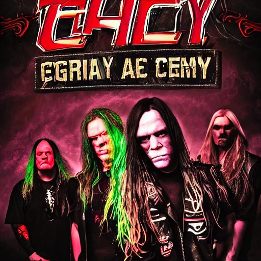 Image similar to arch enemy, digital art, john cena, concert