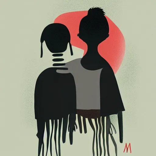 Image similar to best friends, illustration by olivia, mads berg