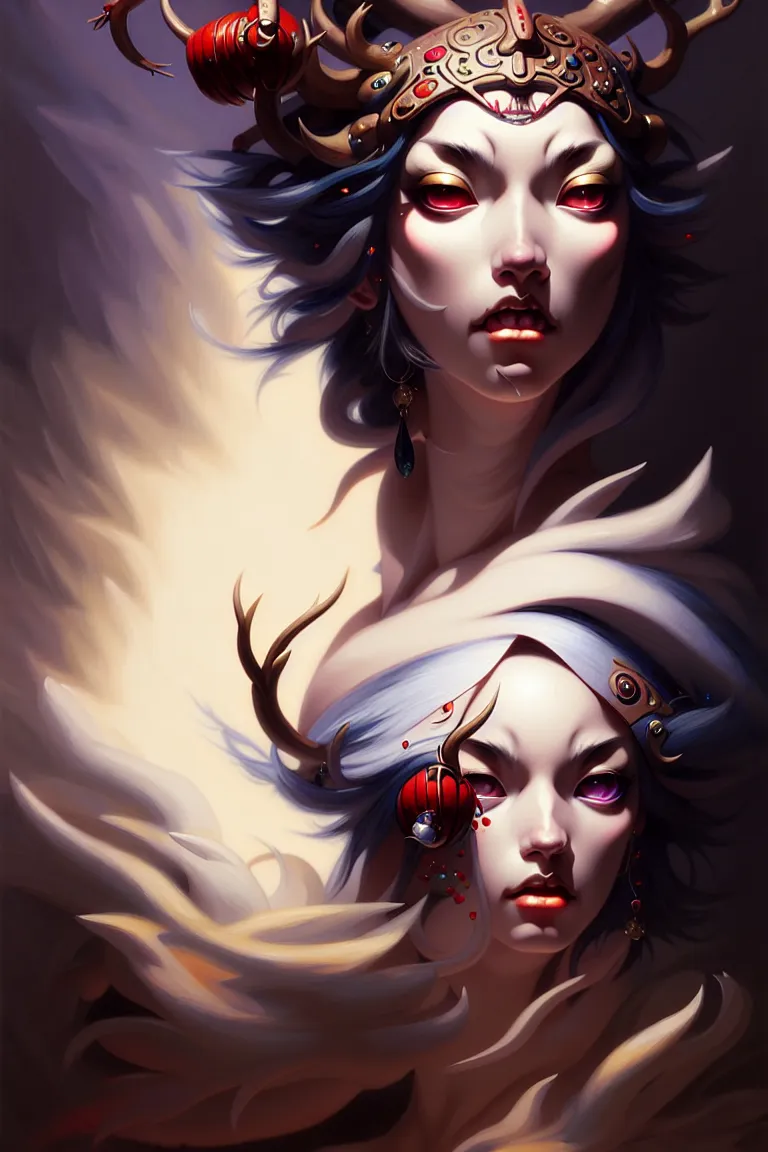 Image similar to beautiful priness mononoke, three point lighting, dramatic lighting, high details, 4k, 8k, best, accurate, photorealism, ultrarealistic, digital painting, style of Peter Mohrbacher, Caravaggio, Dali, Boris Vallejo, Hajime Sorayama