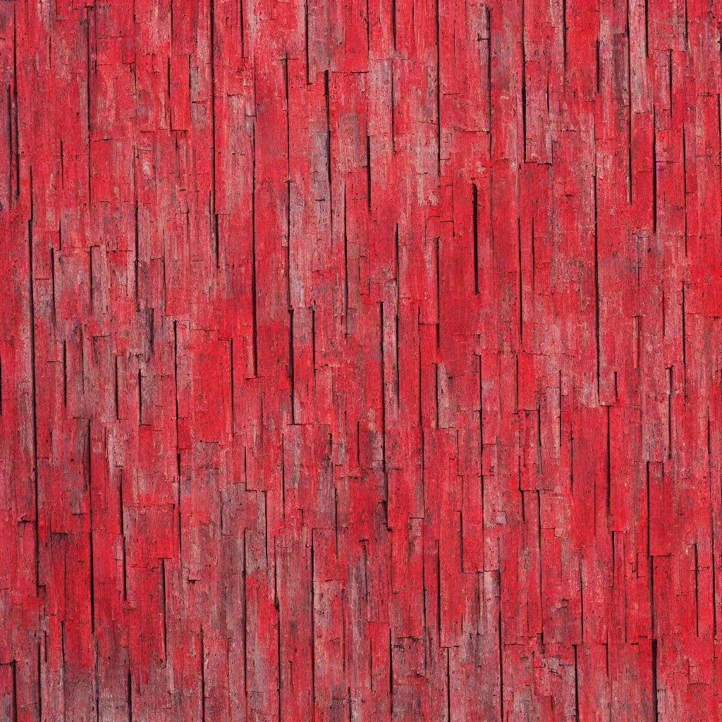 Prompt: red painted wood panels wall texture
