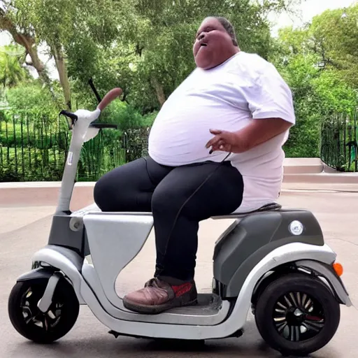 Prompt: a morbidly obese rat!!!!!!!!!!!!!!!!!!!!!!!!!!!!!!!!!!!!!!!!!!!!!! riding a mobility scooter at disneyworld, photo