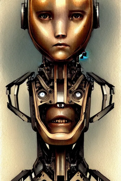 Image similar to humanoid robot from ex machina by jean - baptiste monge