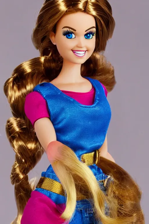 Prompt: super mario barbie doll, photorealistic, highly detailed,