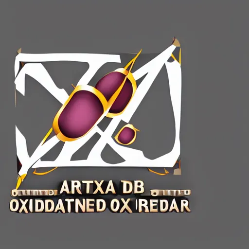 Prompt: logo design for'beware of oxidant ', artstation